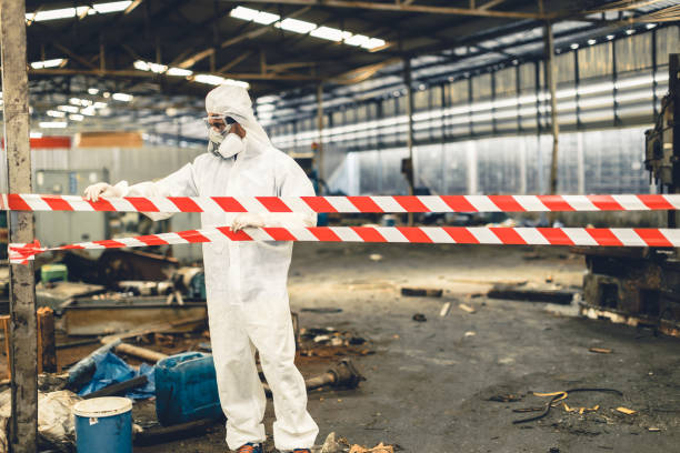 Professional Crime Scene Cleanup technician working in Oxford, NJ